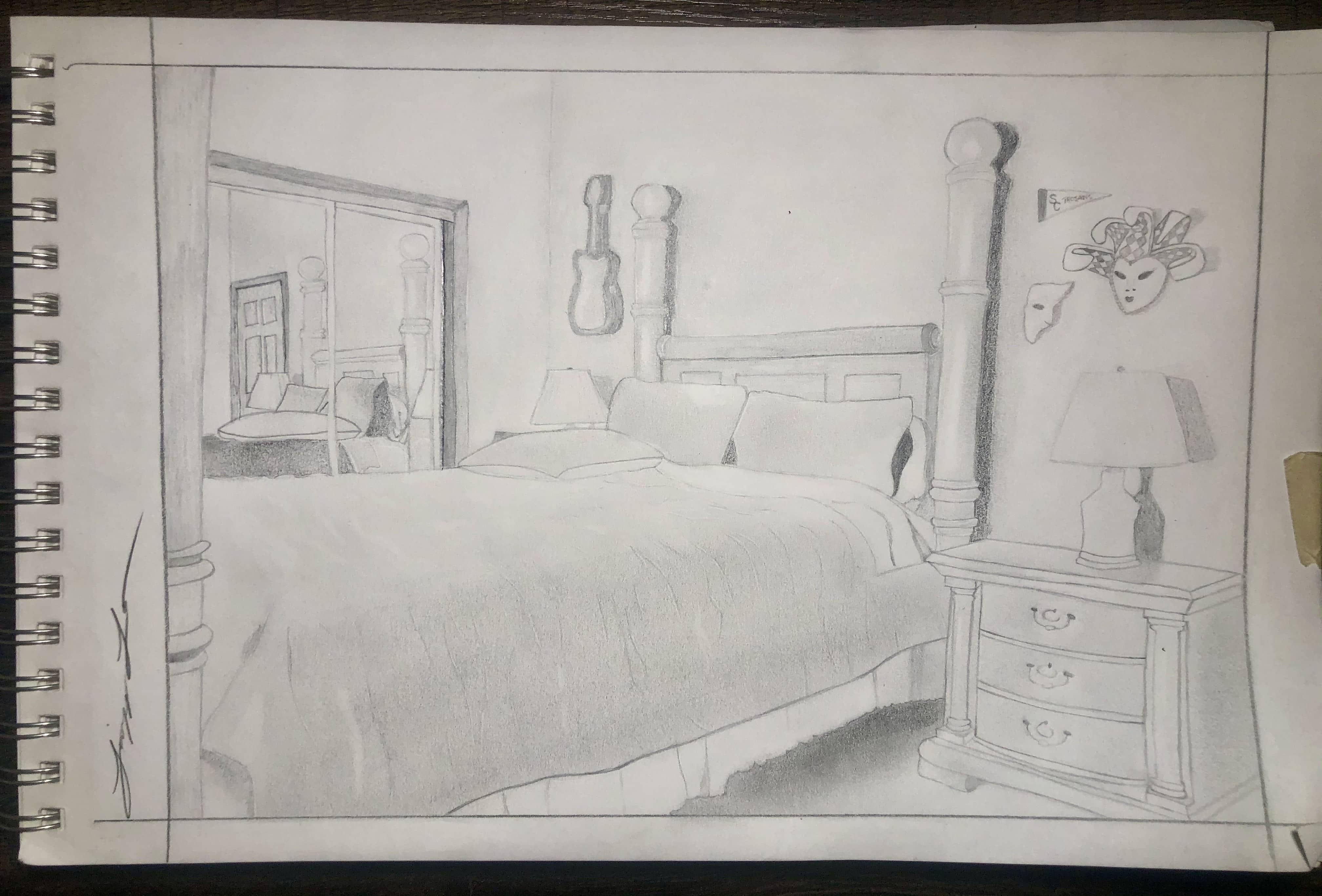 BEDROOM SKETCH